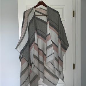 LOFT shawl open sweater